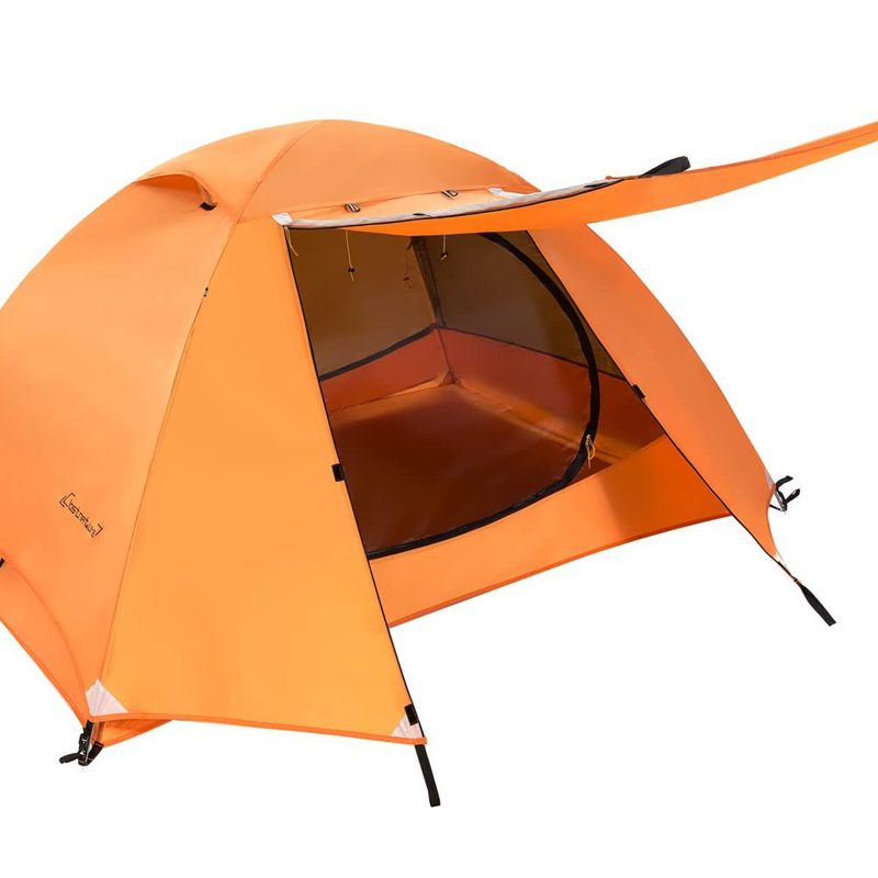 The Clostnature 3-Season Backpacking Tent is one of the best-reviewed lightweight backpacking tents on Amazon.