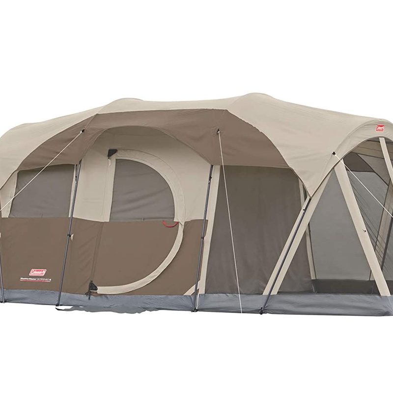 Coleman WeatherMaster 6-Person Tent is waterproof and large enough for families.