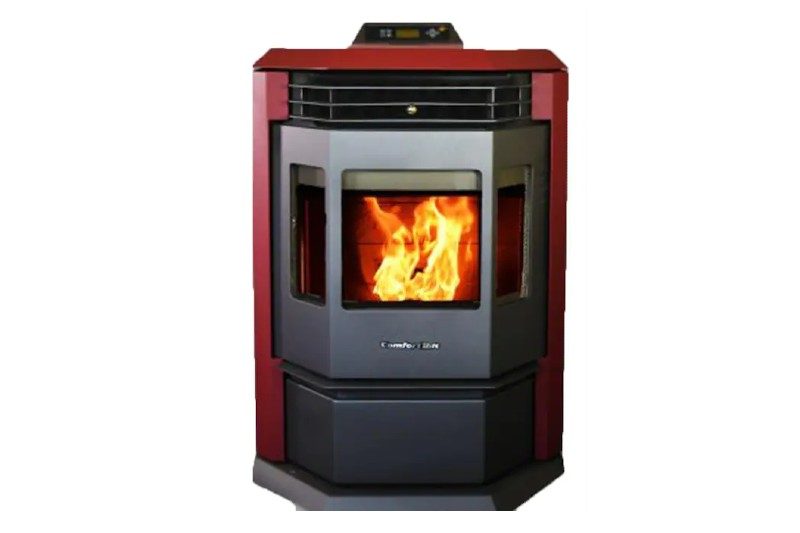 comfortbilt pellet stove fireplace.
