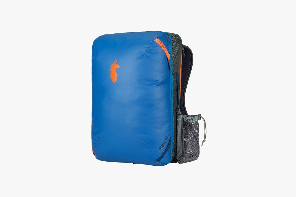 Cotopaxi Allpa 35L on white background.