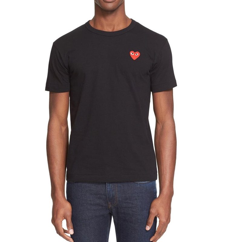 Comme De Garcons Play Crewneck T-Shirt.
