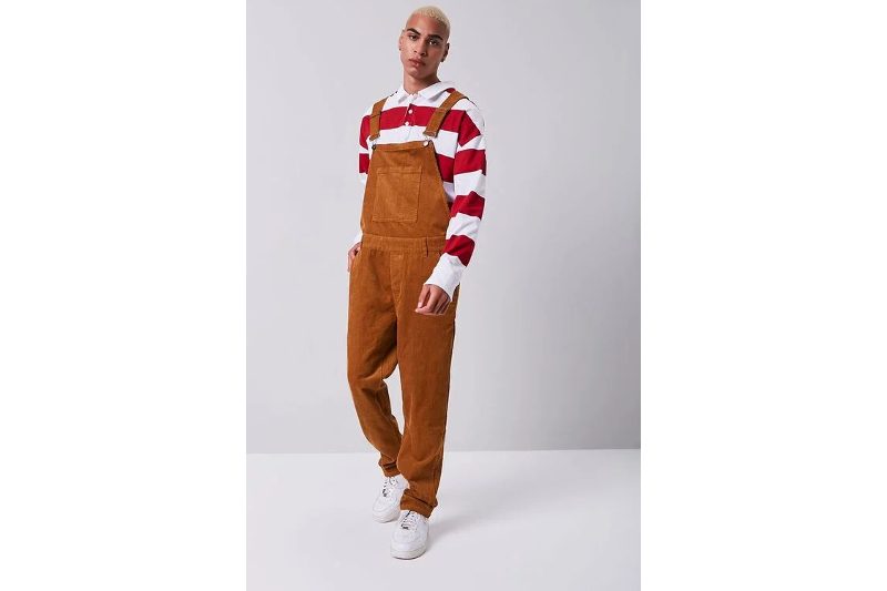 Corduroy men's overalls.