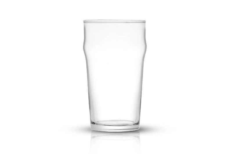 empty grant beer glass.