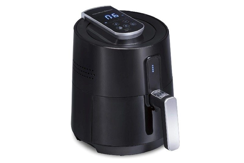 Three and a half quart air fryer from Hamilton Beach.