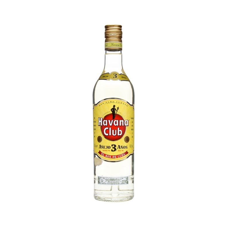 Havana Club Anejo 3-Year Rum bottle.