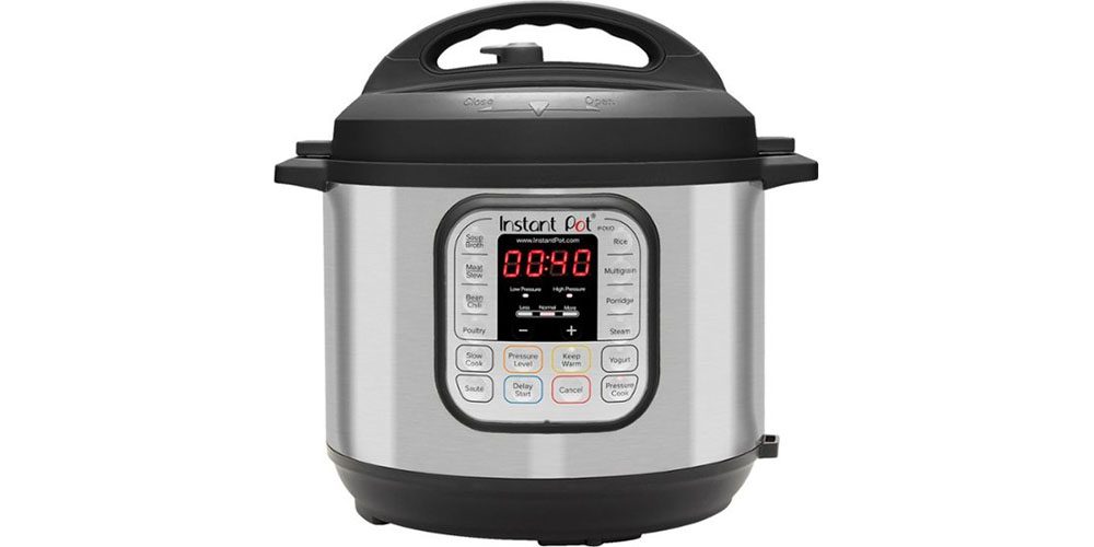 Instant Pot Duo on a white background.