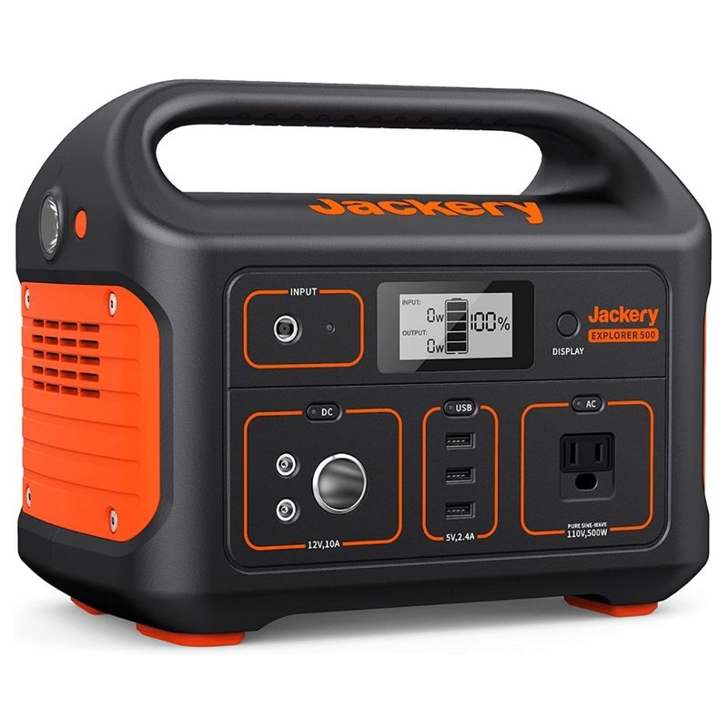 Jackery 500 on White Background