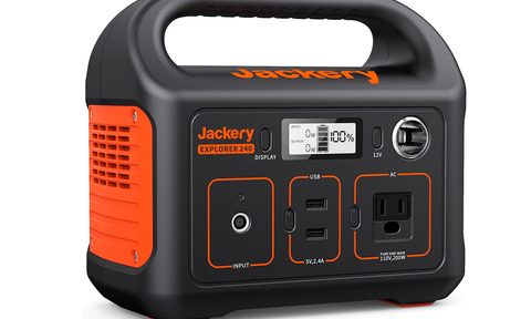 Jackery Portable Power Station Explorer 240 product image on white background.