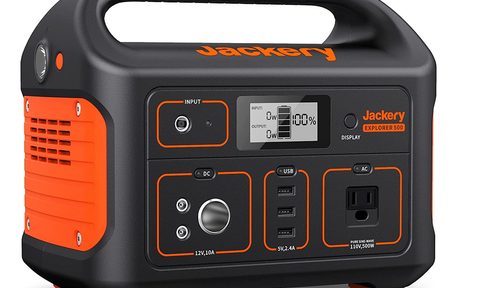 Jackery Portable Power Station Explorer 500 on a white background.