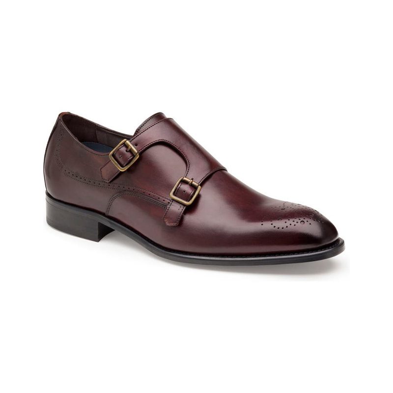 A Johnston & Murphy Ellsworth Double Monk Strap Shoes.
