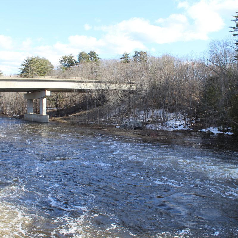 Kenduskeag stream in Bangor, Maine.