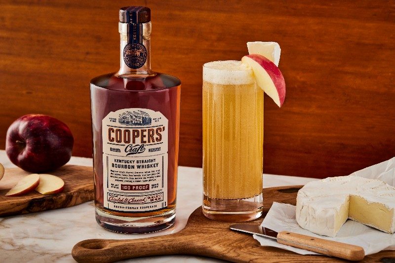 Apple cocktail called The Last Bries of Summer.