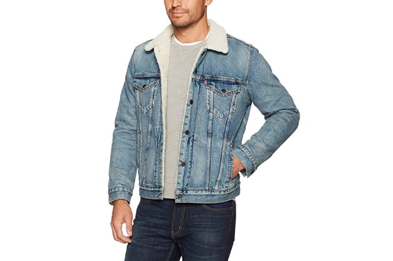 Sherpa jacket for men.