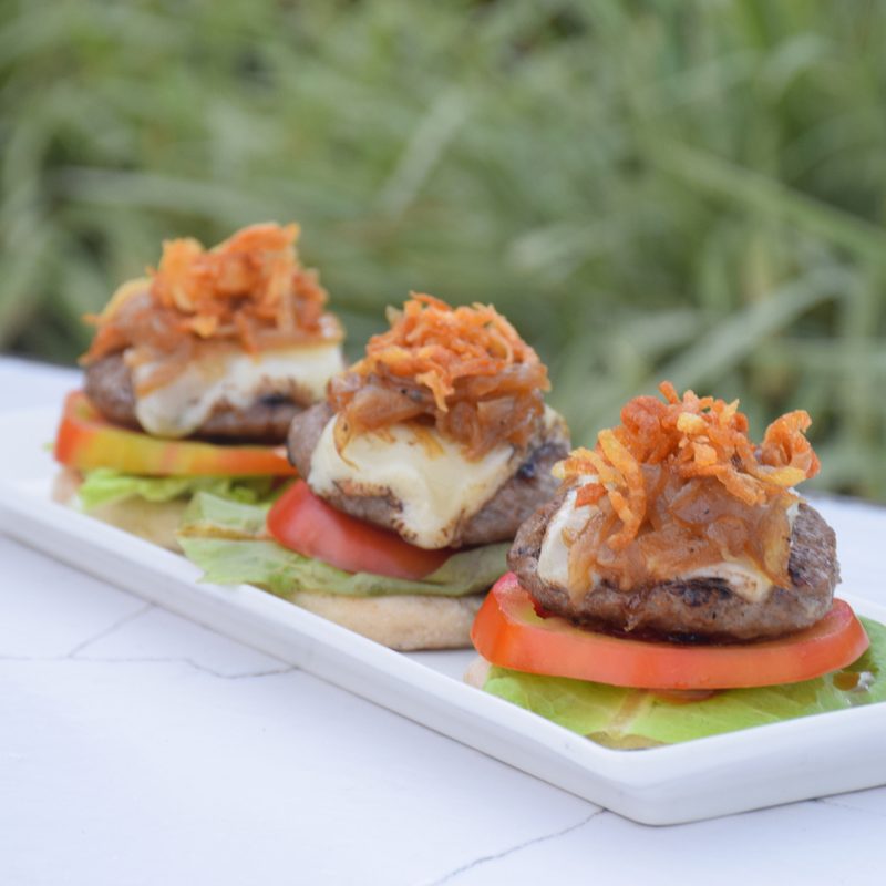 Mini Cheeseburgers from El Cocinero in Cuba.