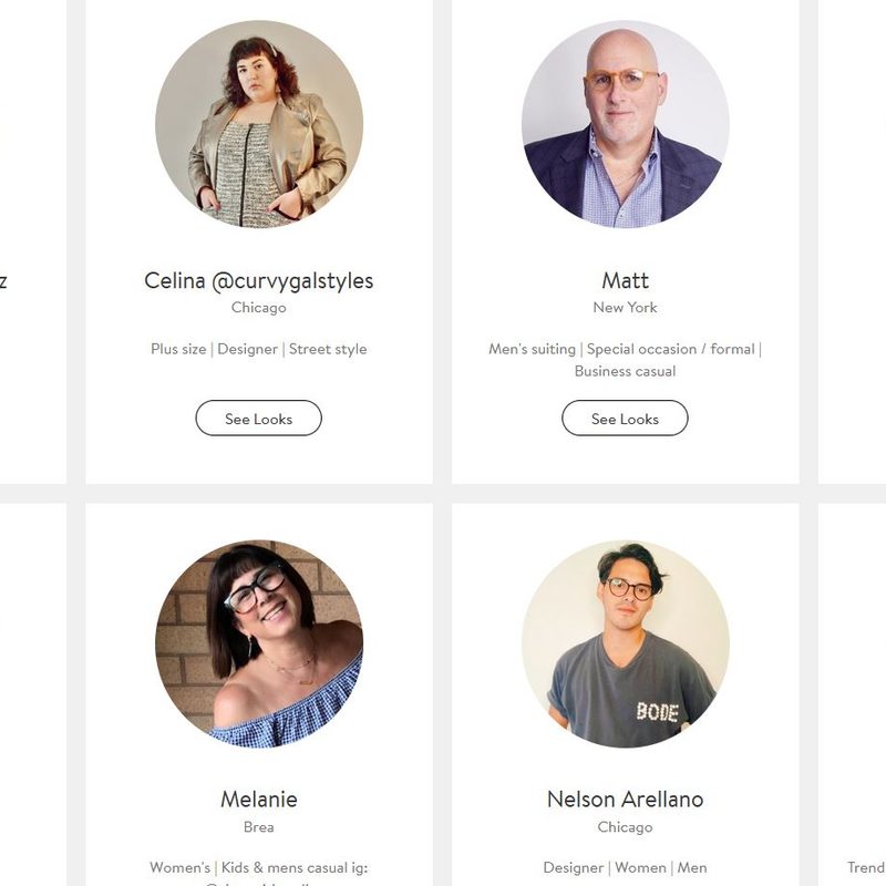 Some of Nordstrom's stylists offering fashion and style help.