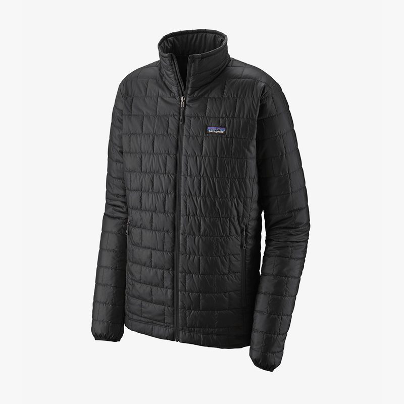 A black Patagonia Nano Puff Jacket.