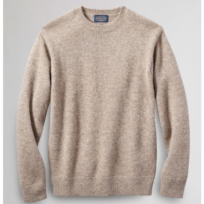 Shetland wool fuzzy sweater.
