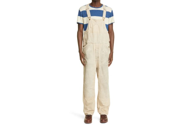 Canvas twill overalls for men.