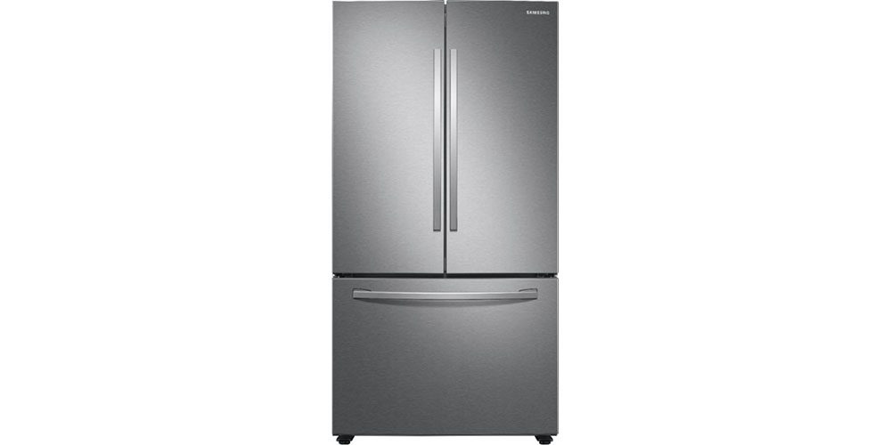 Samsung Refrigerator on a white background.