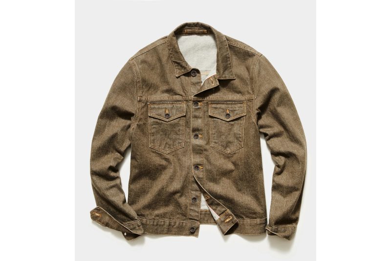 Selvedge denim jacket for men.