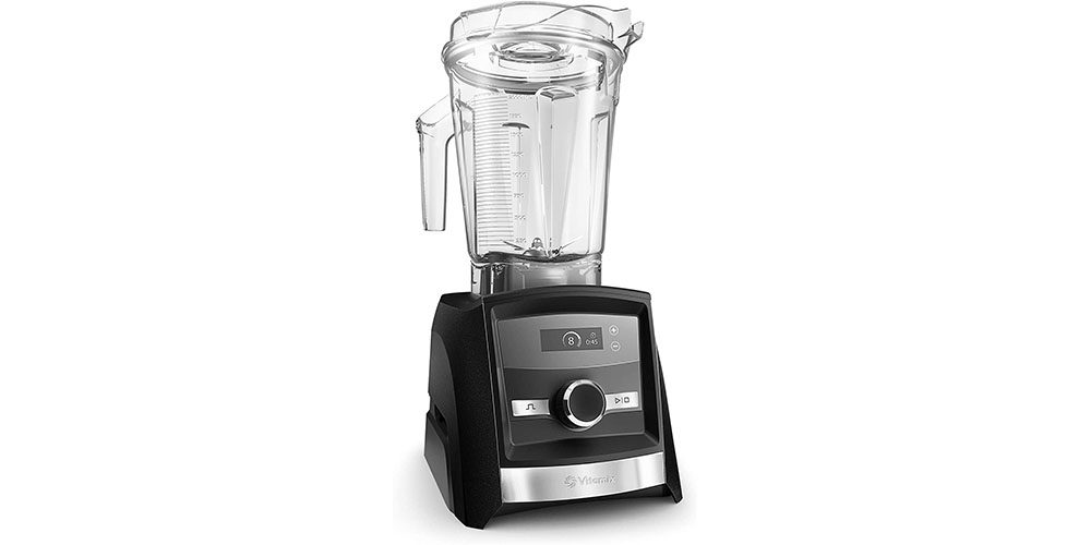 Vitamix KC33000, Black A3300 Ascent Series Smart Blender on a white background.