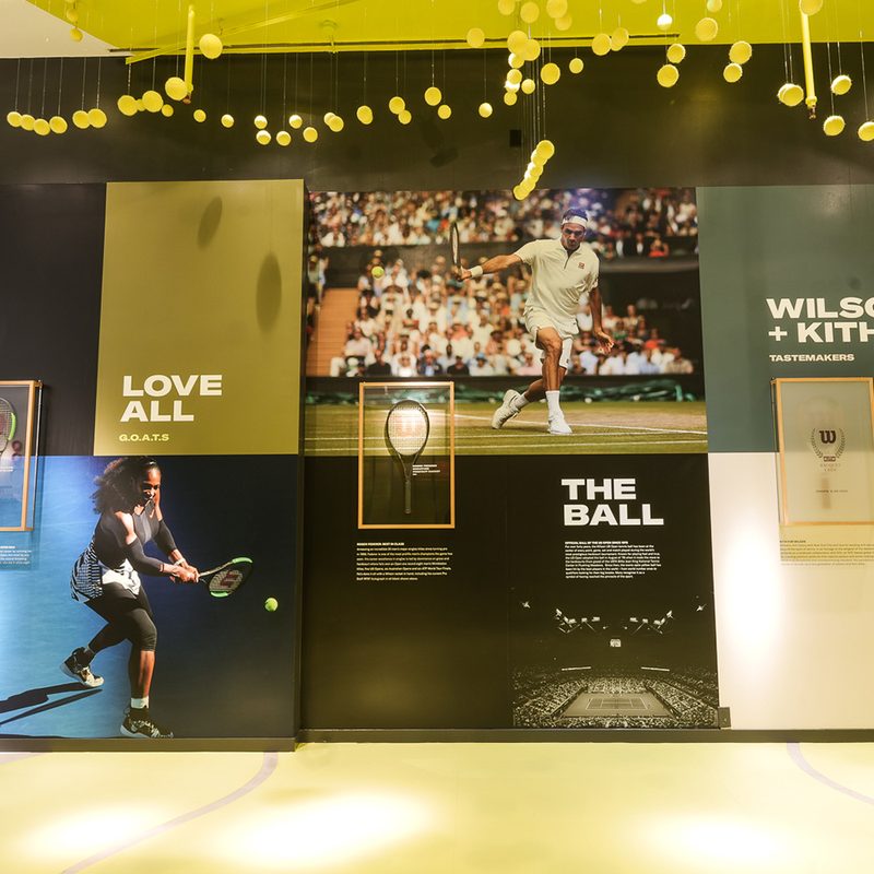The Wilson NYC popup store.