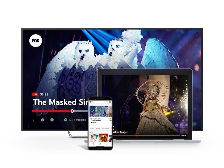 YouTube TV accessible on all devices including mobile and TV.