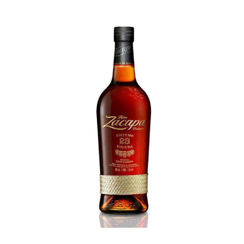 Ron Zacapa 23 Rum bottle.