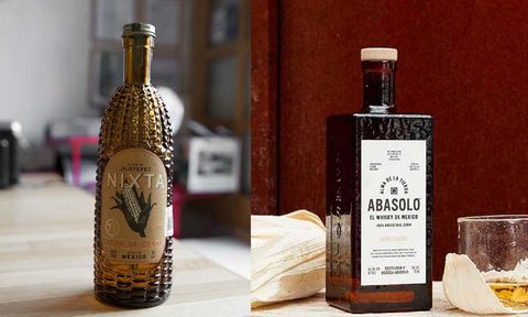 Abasolo's Nixta de Elote liqueur and corn whiskey.