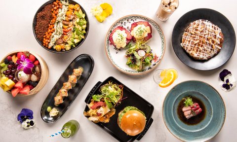 best restaurants in las vegas nevada aria  catch brunch dish assortment