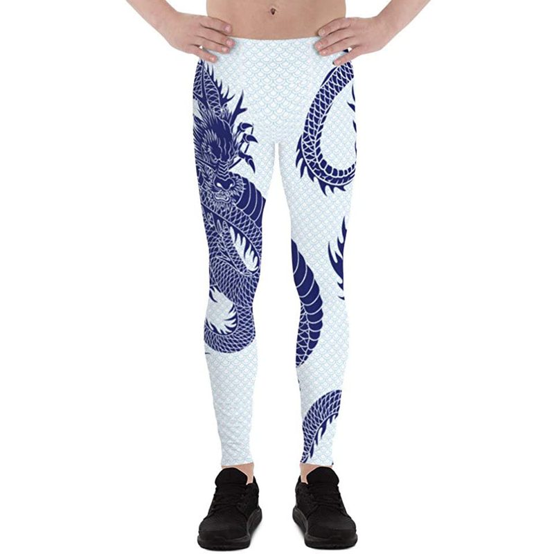 Feel the dragon in these print tights from Satori Stylez