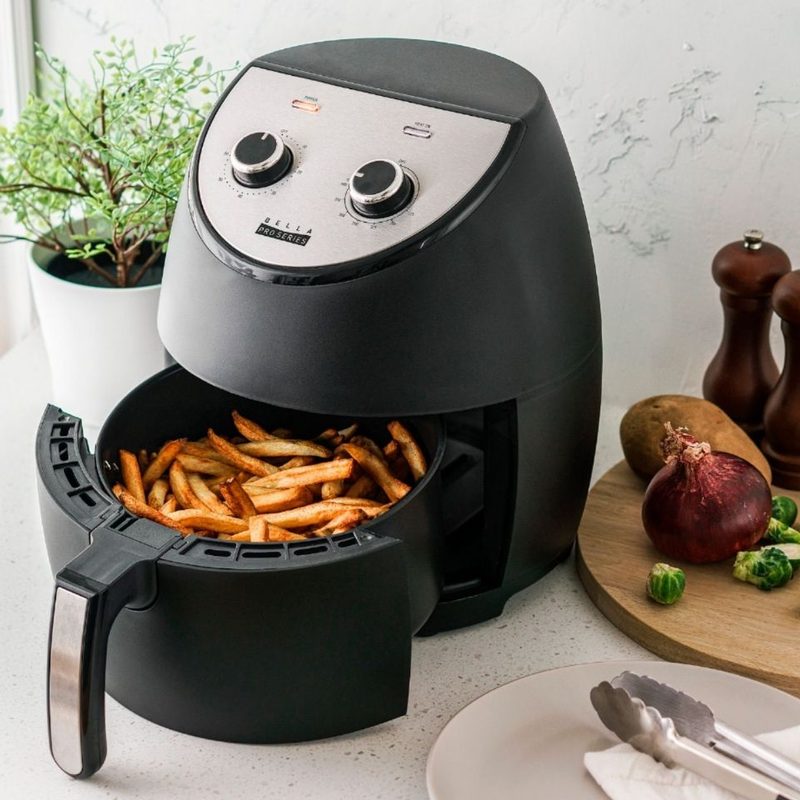 Bella Pro Series Air Fryer on counter.