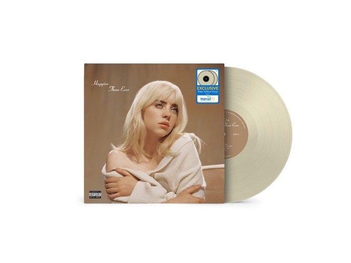 Billie Eilish Happier Than Ever vinyl from Music Mania.
