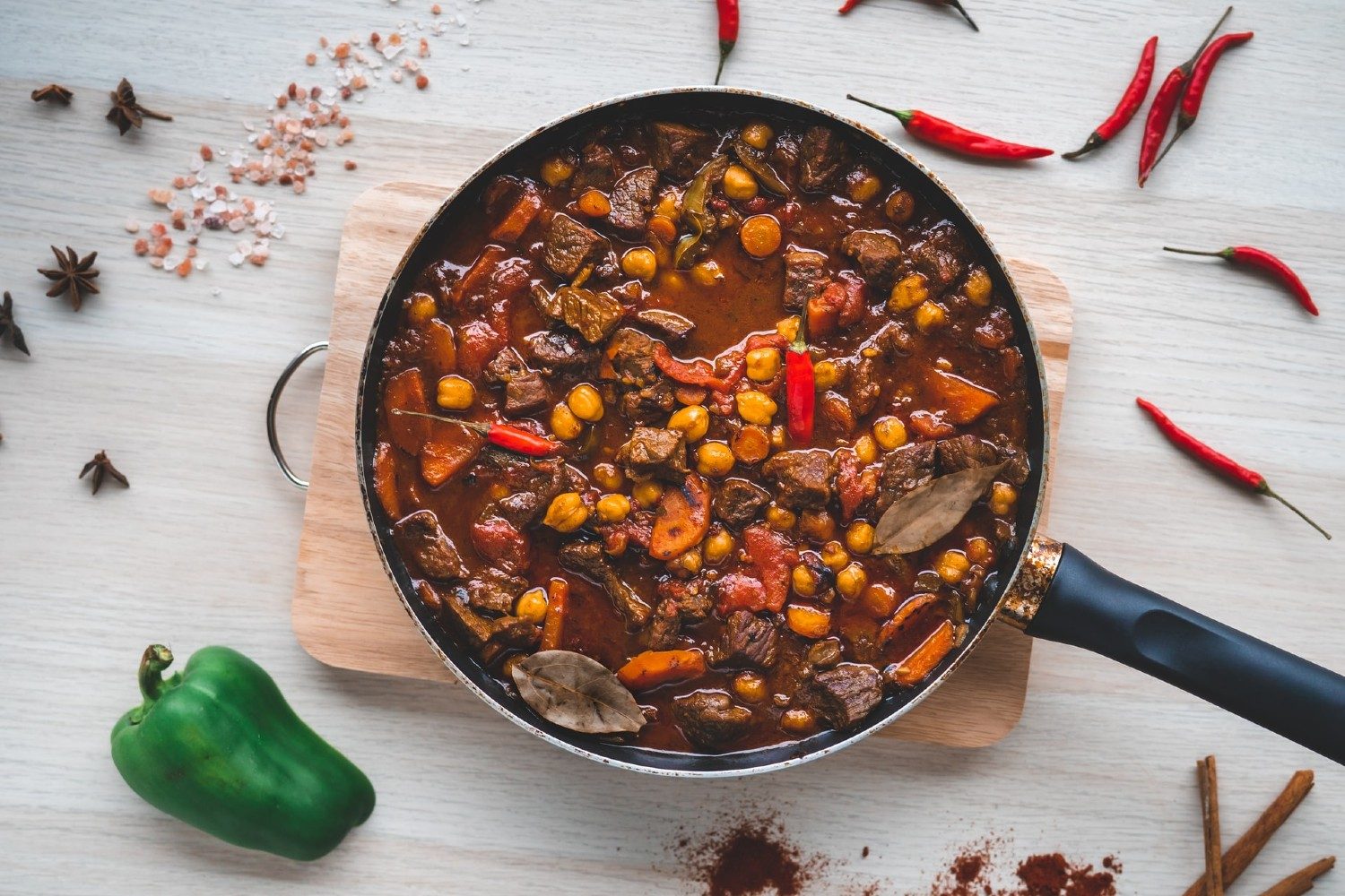 brunswick stew in a pot.