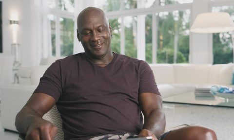 Michael Jordan in The Last Dance