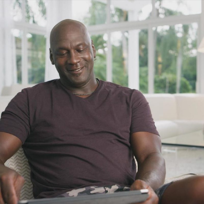 Michael Jordan in The Last Dance