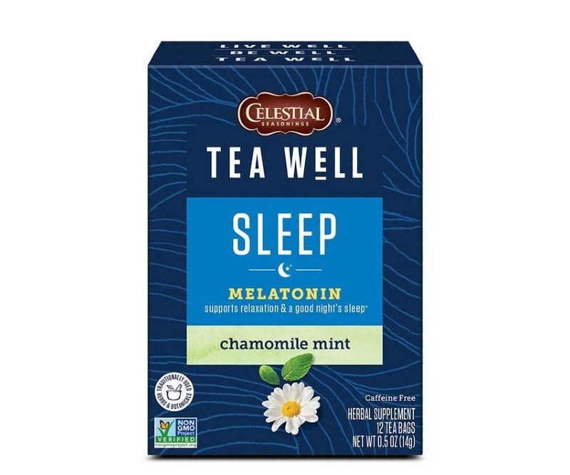 Celestial Seasonings TeaWell Herbal Tea, Sleep with Melatonin.