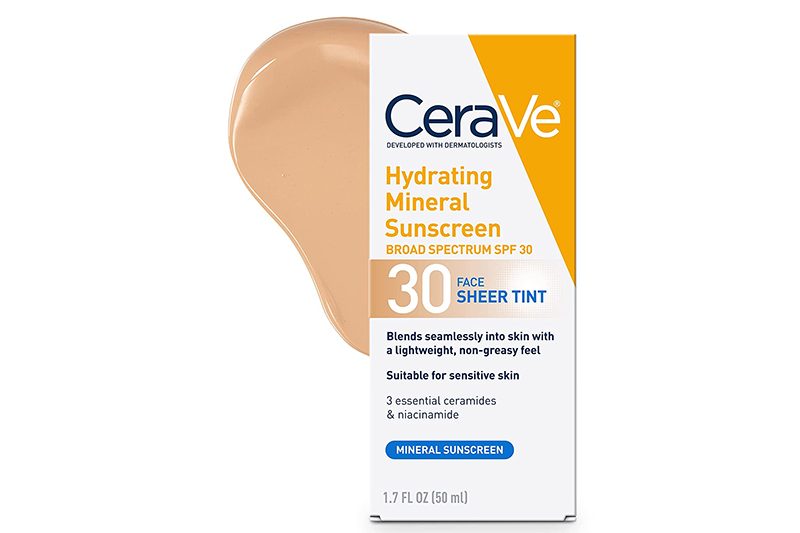 cerave tinted moisturizer for all skin shades.