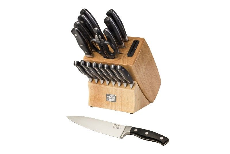 Knife block set from Chicaco Cutlery