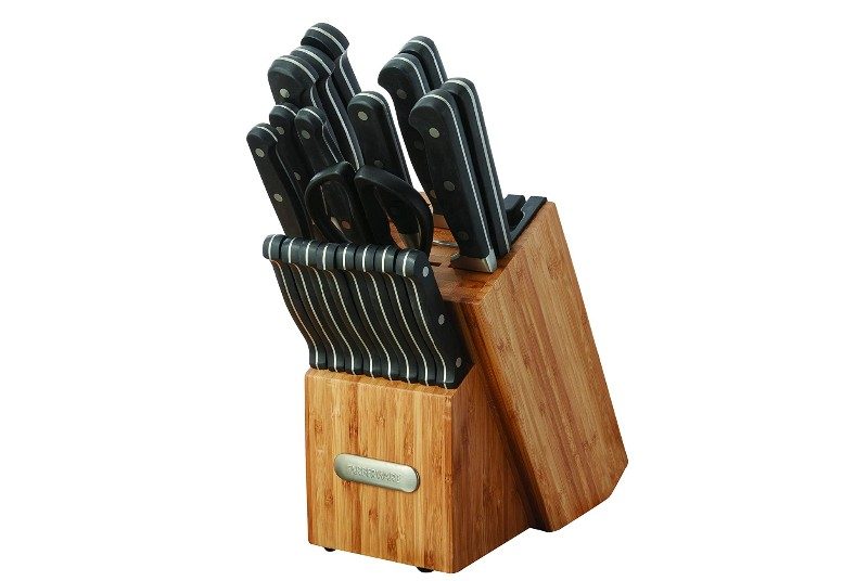 21-piece knife block set from Farberware.