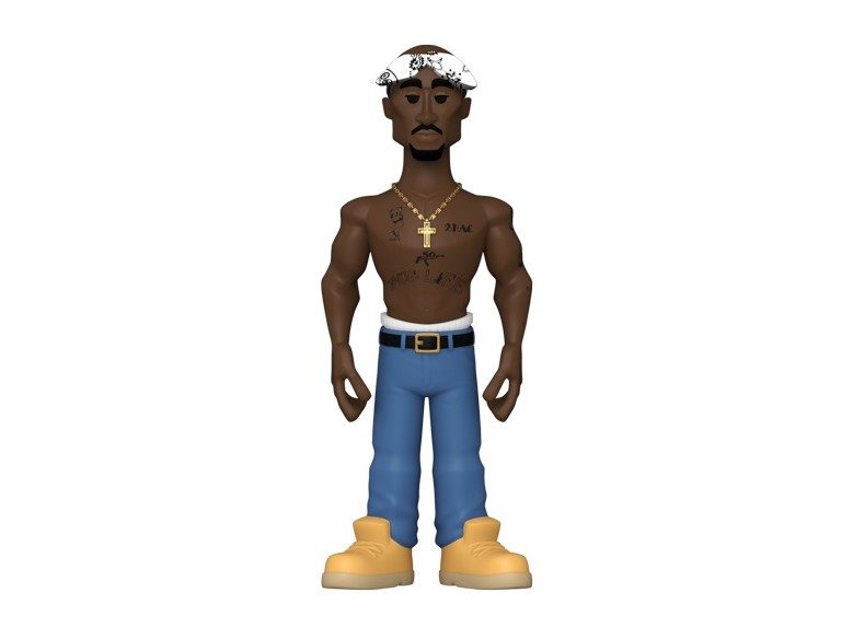 Funko Pop Vinyl Gold Tupac 5-inch collectible figure.