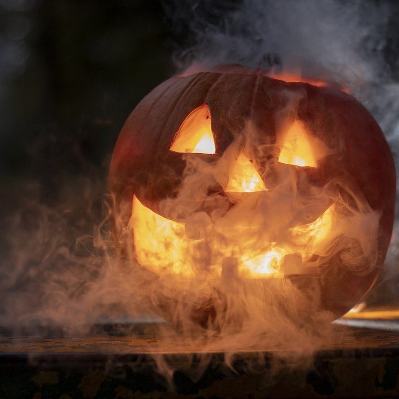 Jack o' Lantern lit up