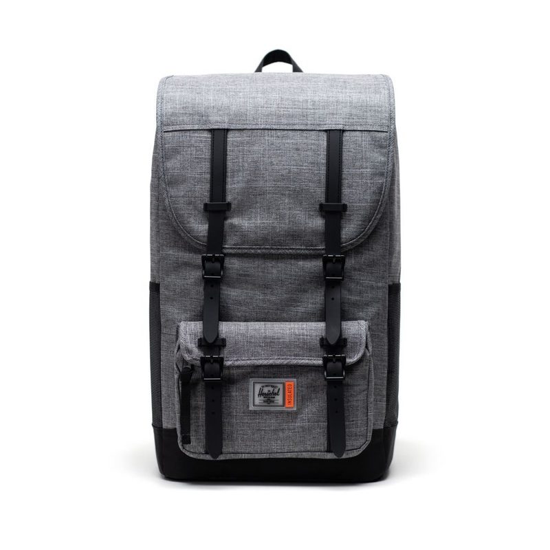 A gray insulated backpack cooler from Herschel.