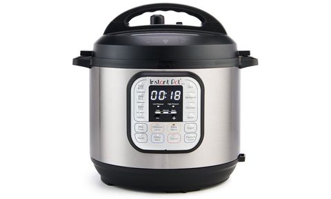 Instant Pot Duo Mini on a white background.