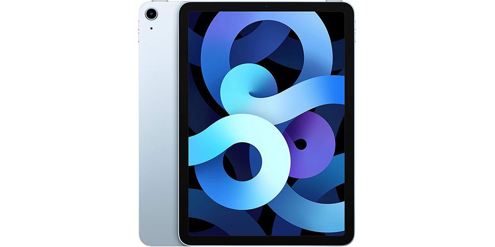 Apple iPad Air on a white background.