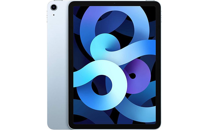 Apple iPad Air (2020 model) on a white background.