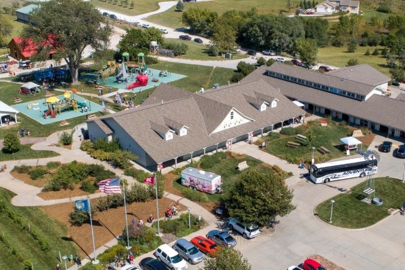 Arial view of Kimmel Orchards.