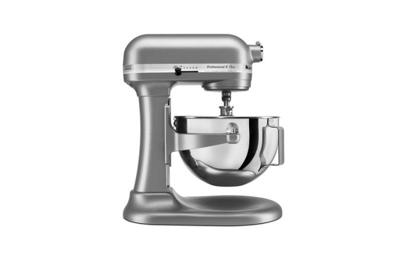 KitchenAid Professional Series stand mixer in silver.