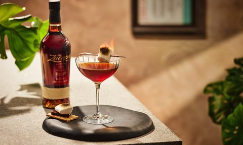 Lava Roasted Manhattan cocktail.