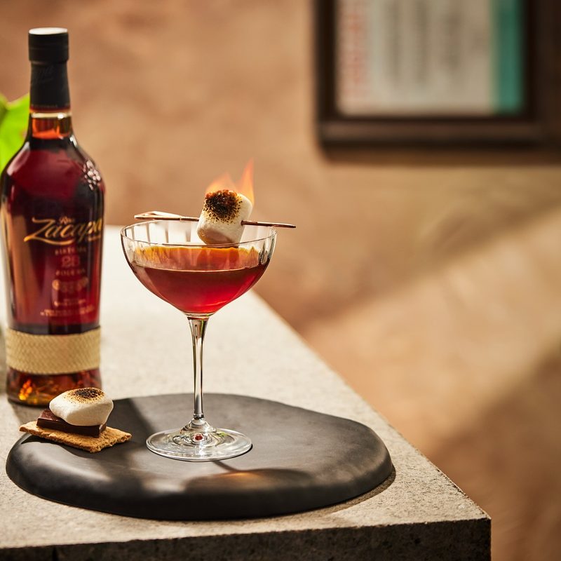 Lava Roasted Manhattan cocktail.